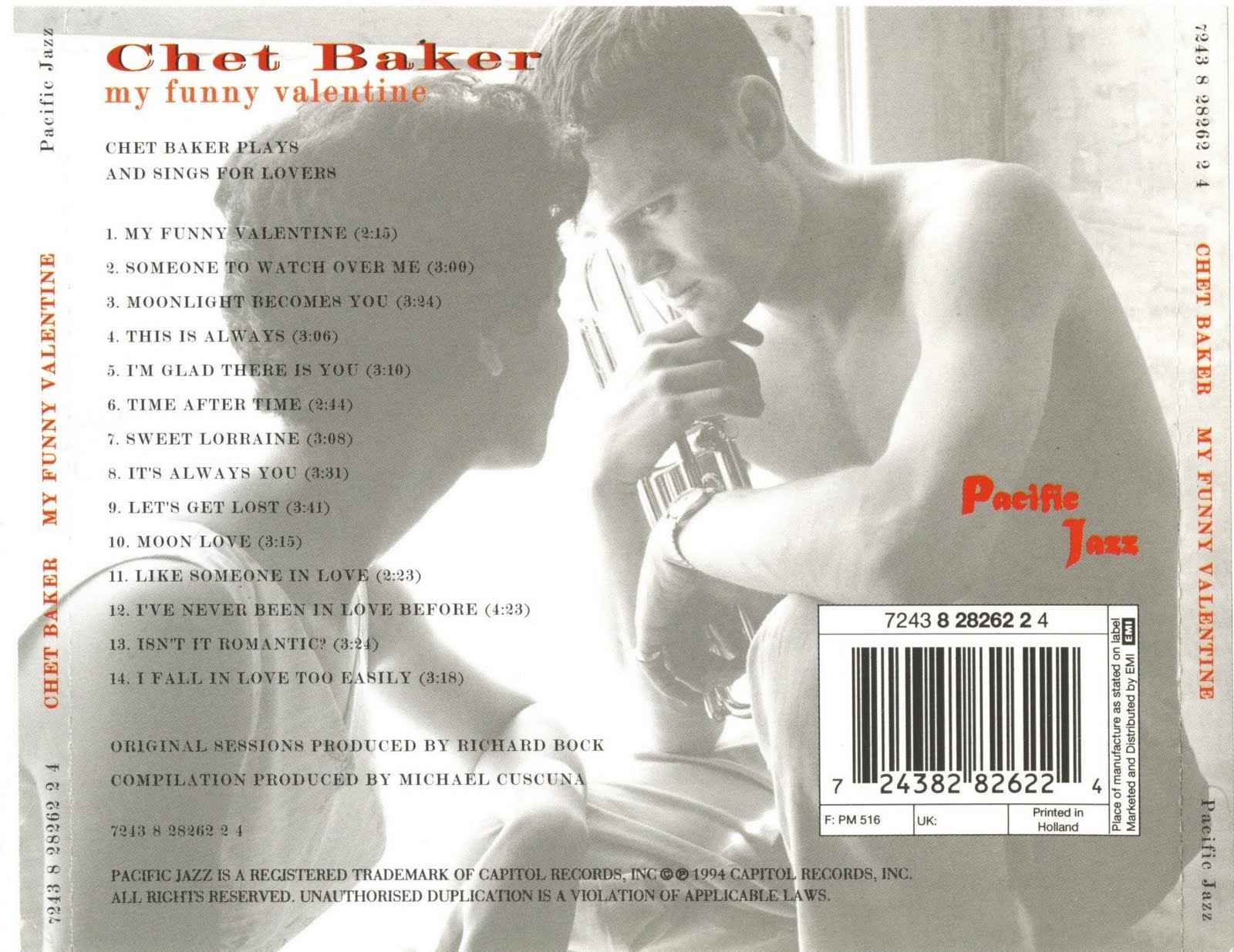 jazz GRITA! Chet Baker My Funny Valentine (1956)